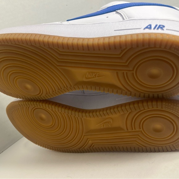 Nike Air Force 1'07 Low Men's Shoes White/Royal Blue DJ3911-101 Used Size 13 - Picture 2 of 12